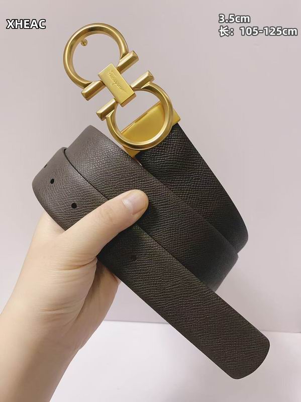 Ferragamo belt 35mmX105-125cm 8L91